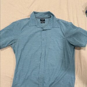 Hurley Blue Casual Button Down Shirt